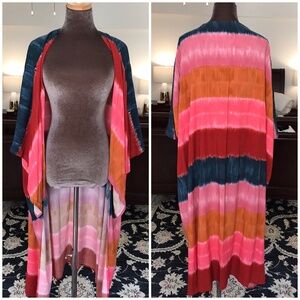 🛍️FREE w/$15☀️ Watercolor Kimono & Swim Cover-up